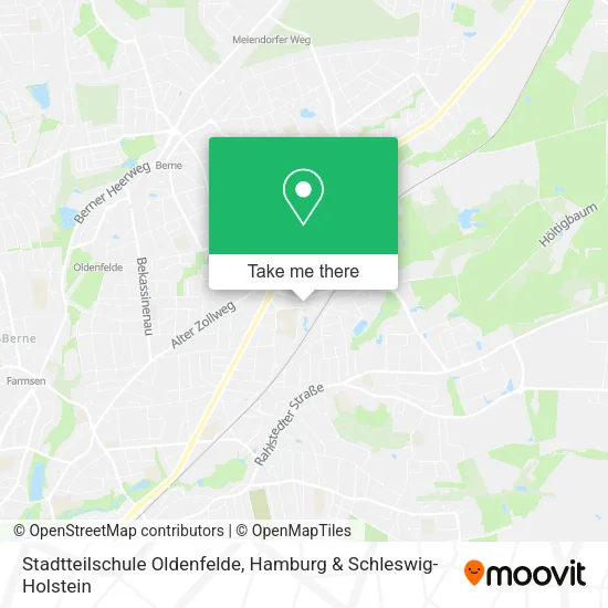 Карта Stadtteilschule Oldenfelde