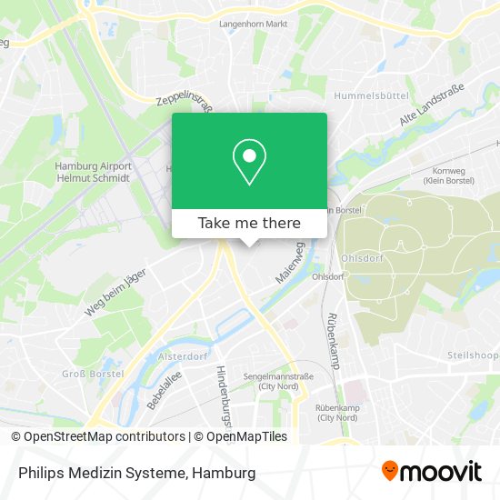 Philips Medizin Systeme map