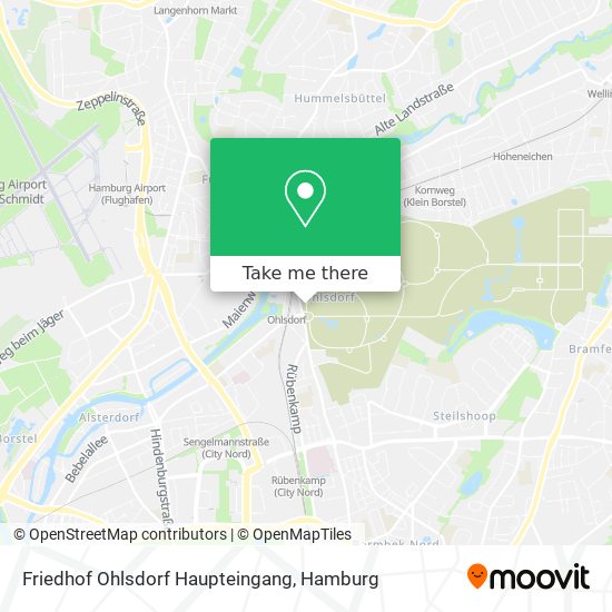 Карта Friedhof Ohlsdorf Haupteingang