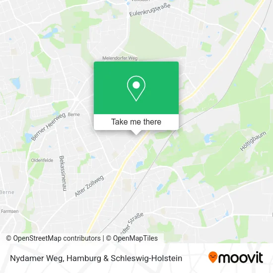 Карта Nydamer Weg