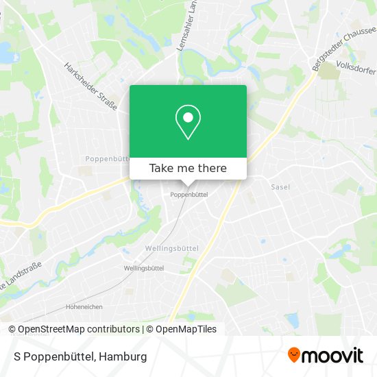 S Poppenbüttel map