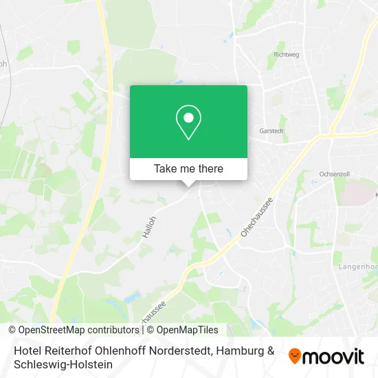 Карта Hotel Reiterhof Ohlenhoff Norderstedt