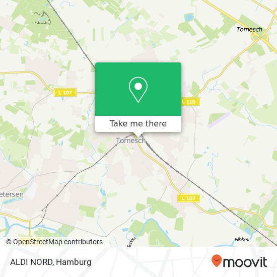ALDI NORD map