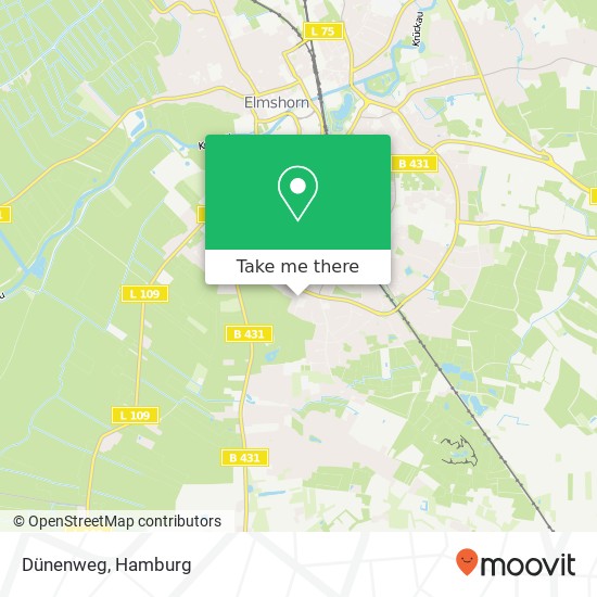 Dünenweg map