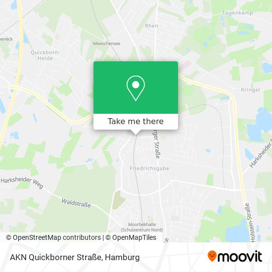 AKN Quickborner Straße map