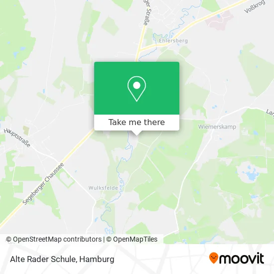 Карта Alte Rader Schule