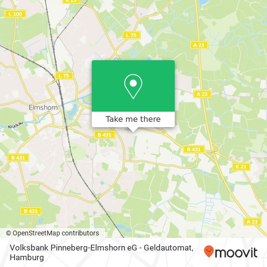 Volksbank Pinneberg-Elmshorn eG - Geldautomat map