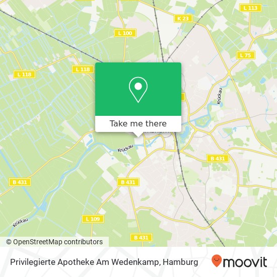 Privilegierte Apotheke Am Wedenkamp map