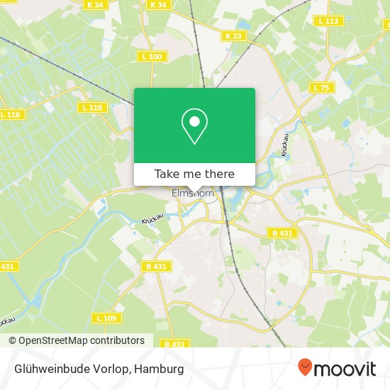 Glühweinbude Vorlop map