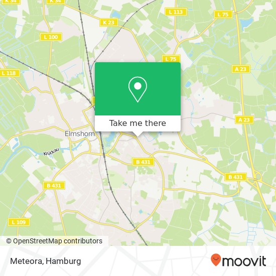 Карта Meteora