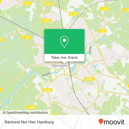 Bäckerei Nur Hier map