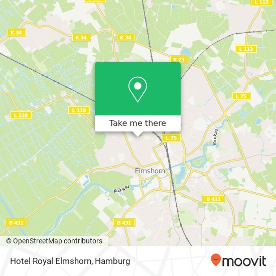 Hotel Royal Elmshorn map