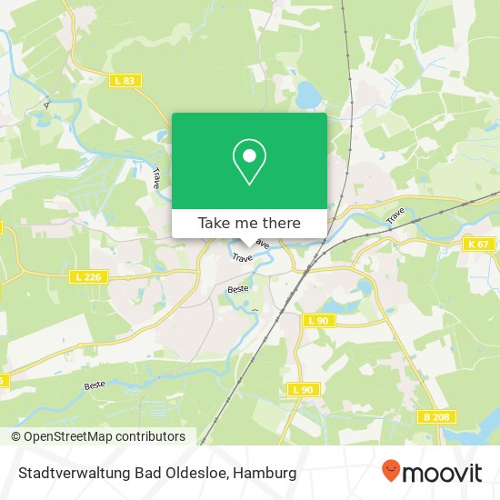 Stadtverwaltung Bad Oldesloe map