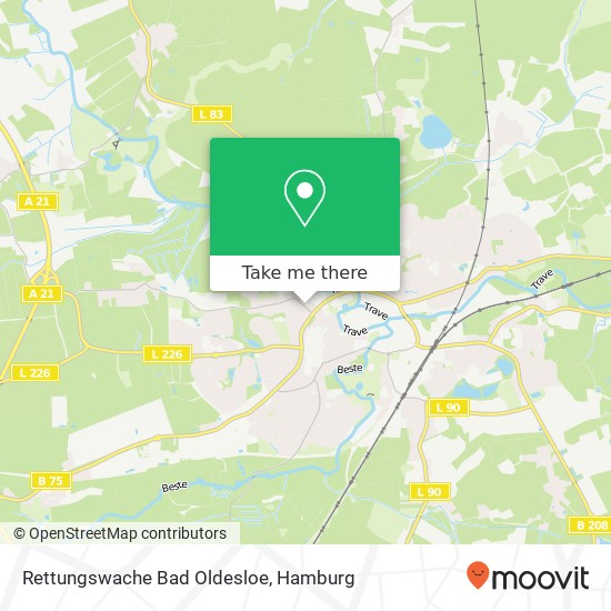 Rettungswache Bad Oldesloe map