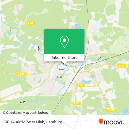 REHA Aktiv Peter Hink map