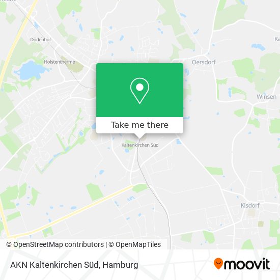 AKN Kaltenkirchen Süd map