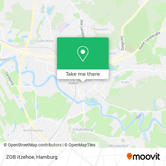 ZOB Itzehoe map