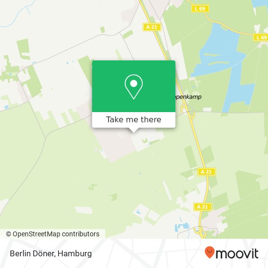 Berlin Döner map