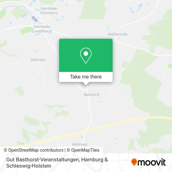 Карта Gut Basthorst-Veranstaltungen