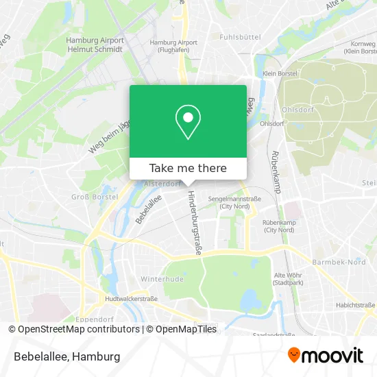 Карта Bebelallee