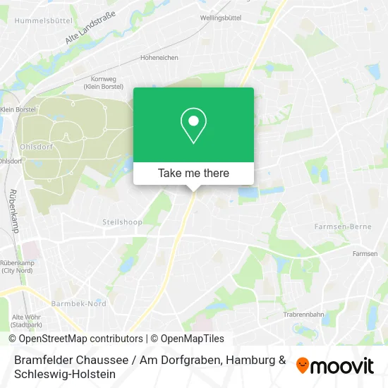 Карта Bramfelder Chaussee / Am Dorfgraben