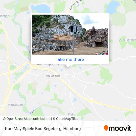 Karl-May-Spiele Bad Segeberg map