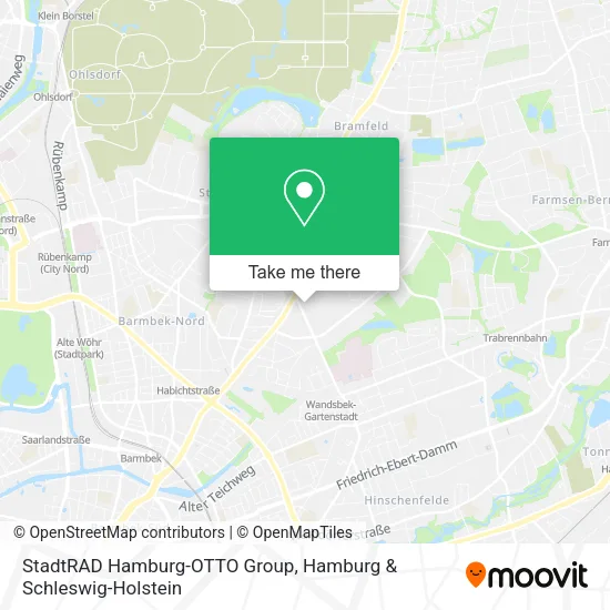Карта StadtRAD Hamburg-OTTO Group