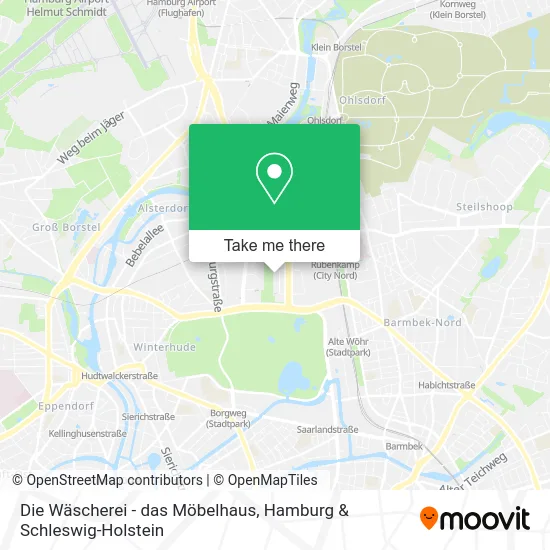 Карта Die Wäscherei - das Möbelhaus