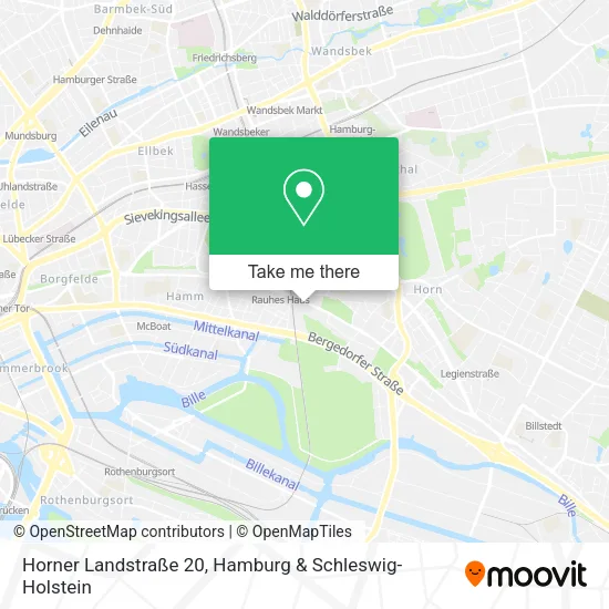 Карта Horner Landstraße 20