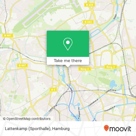 Lattenkamp (Sporthalle) map