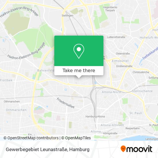 Gewerbegebiet Leunastraße map