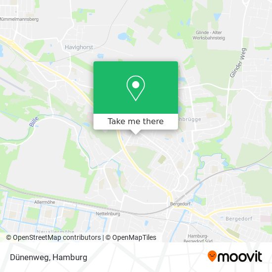 Dünenweg map