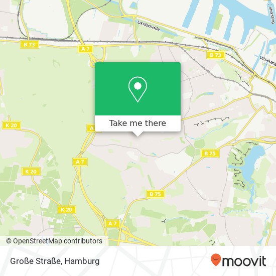 Große Straße map