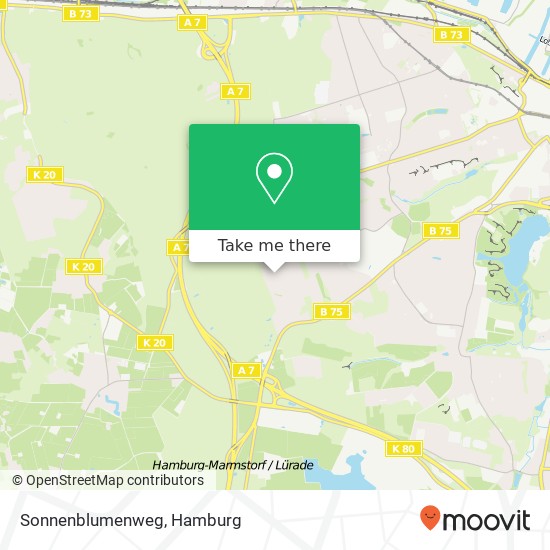 Sonnenblumenweg map