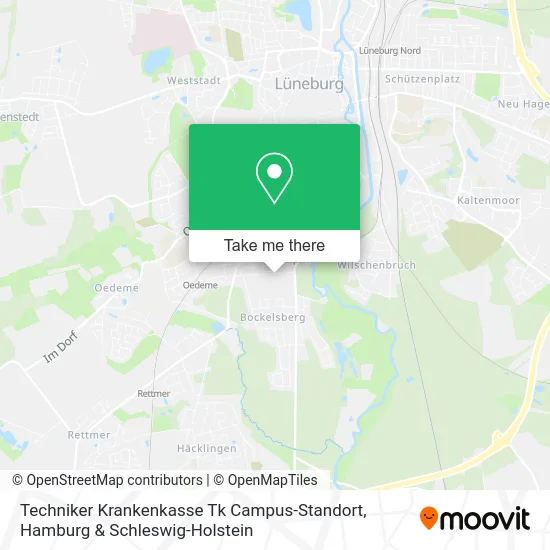 Карта Techniker Krankenkasse Tk Campus-Standort