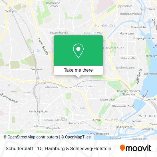 Карта Schulterblatt 115