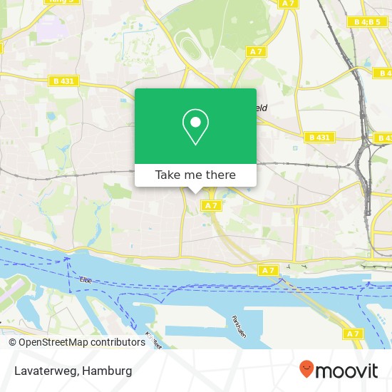 Карта Lavaterweg