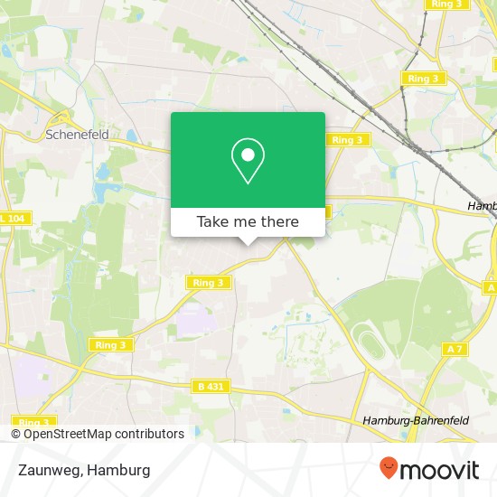 Zaunweg map