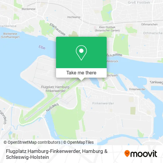 Flugplatz Hamburg-Finkenwerder map