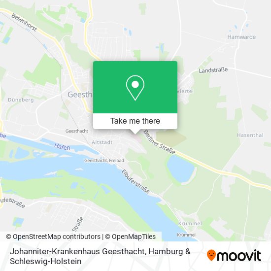 Johanniter-Krankenhaus Geesthacht map