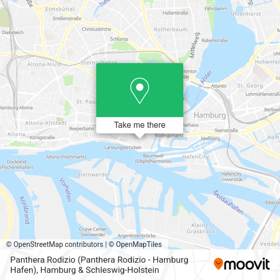 Карта Panthera Rodizio (Panthera Rodizio - Hamburg Hafen)