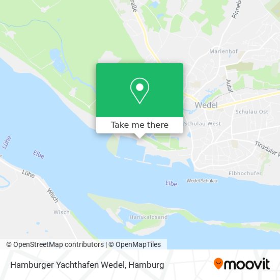 Hamburger Yachthafen Wedel map