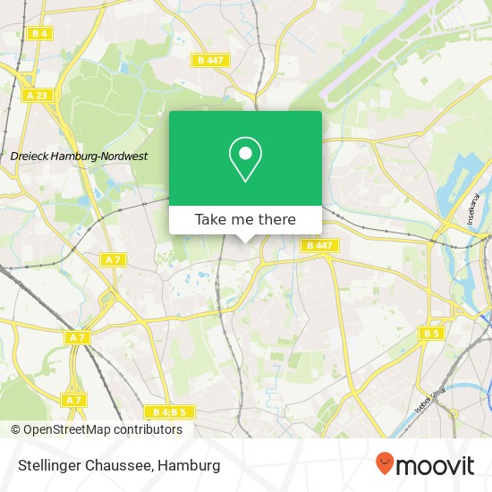 Stellinger Chaussee map