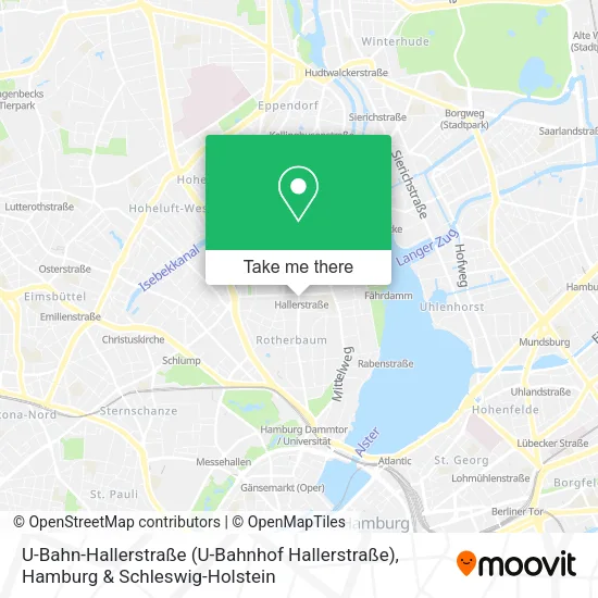 Карта U-Bahn-Hallerstraße (U-Bahnhof Hallerstraße)