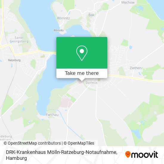 DRK-Krankenhaus Mölln-Ratzeburg-Notaufnahme map