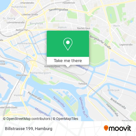 Billstrasse 199 map