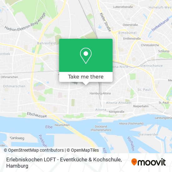 Карта Erlebniskochen LOFT - Eventküche & Kochschule