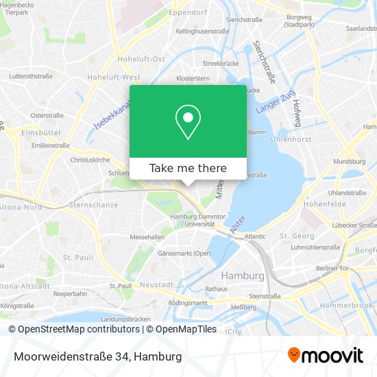 Карта Moorweidenstraße 34