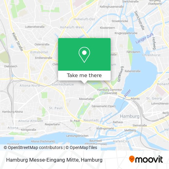 Карта Hamburg Messe-Eingang Mitte