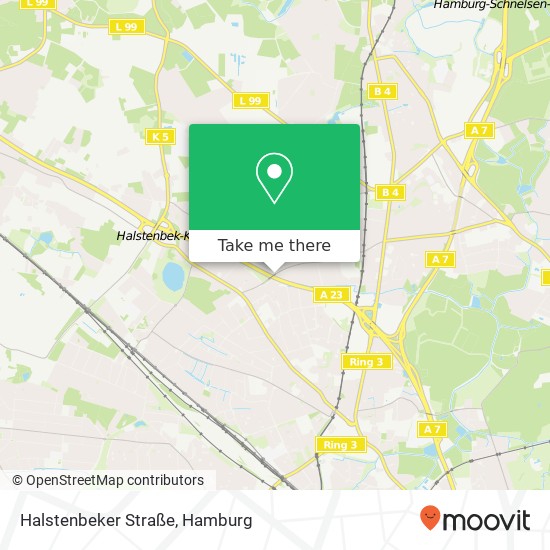 Halstenbeker Straße map